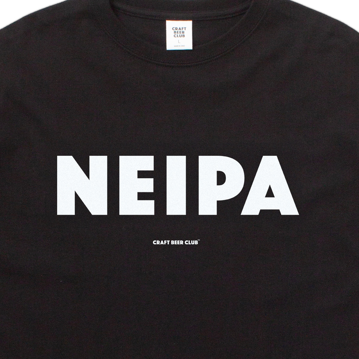 "NEIPA" Basic Logo Tee - Black