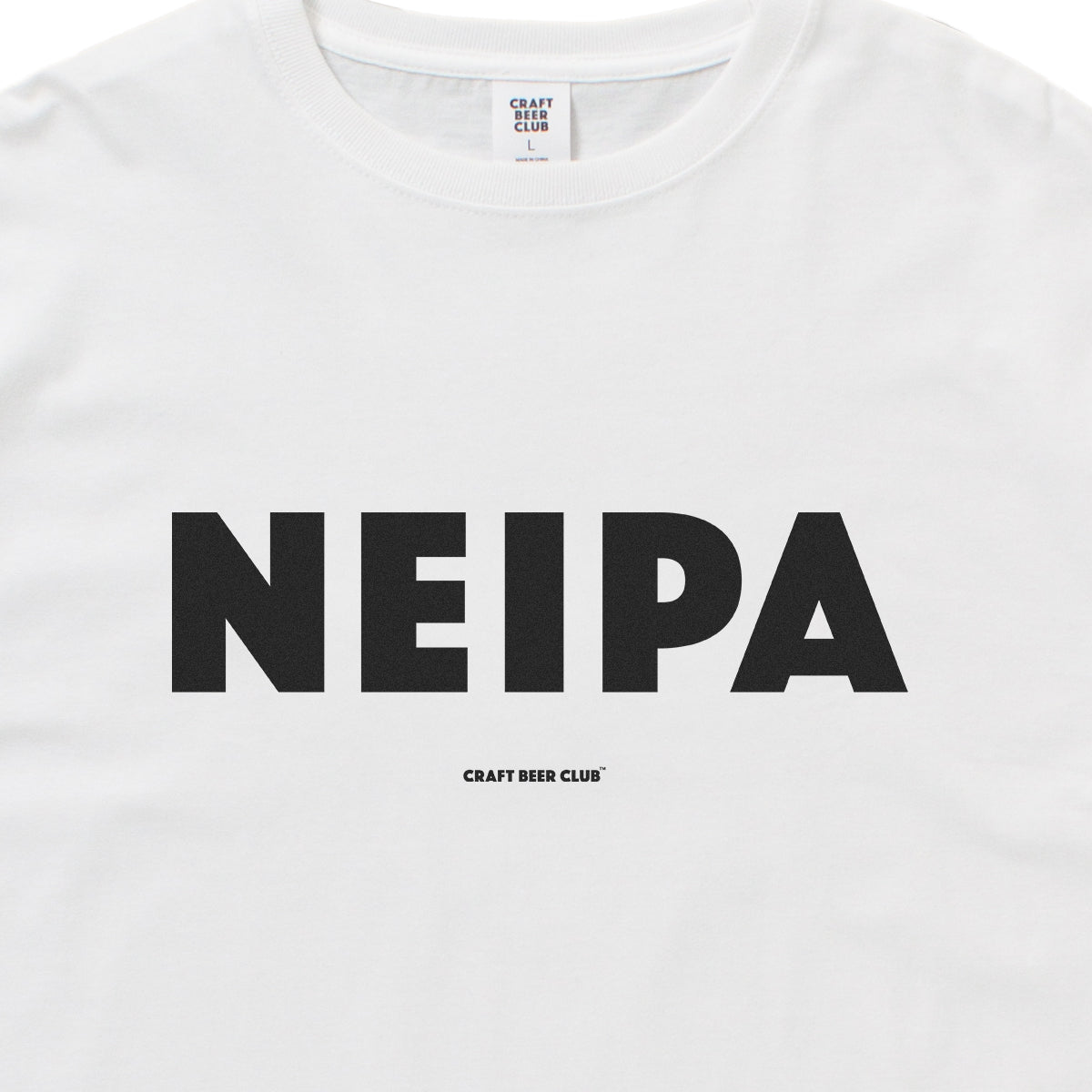 "NEIPA" Basic Logo Tee - White