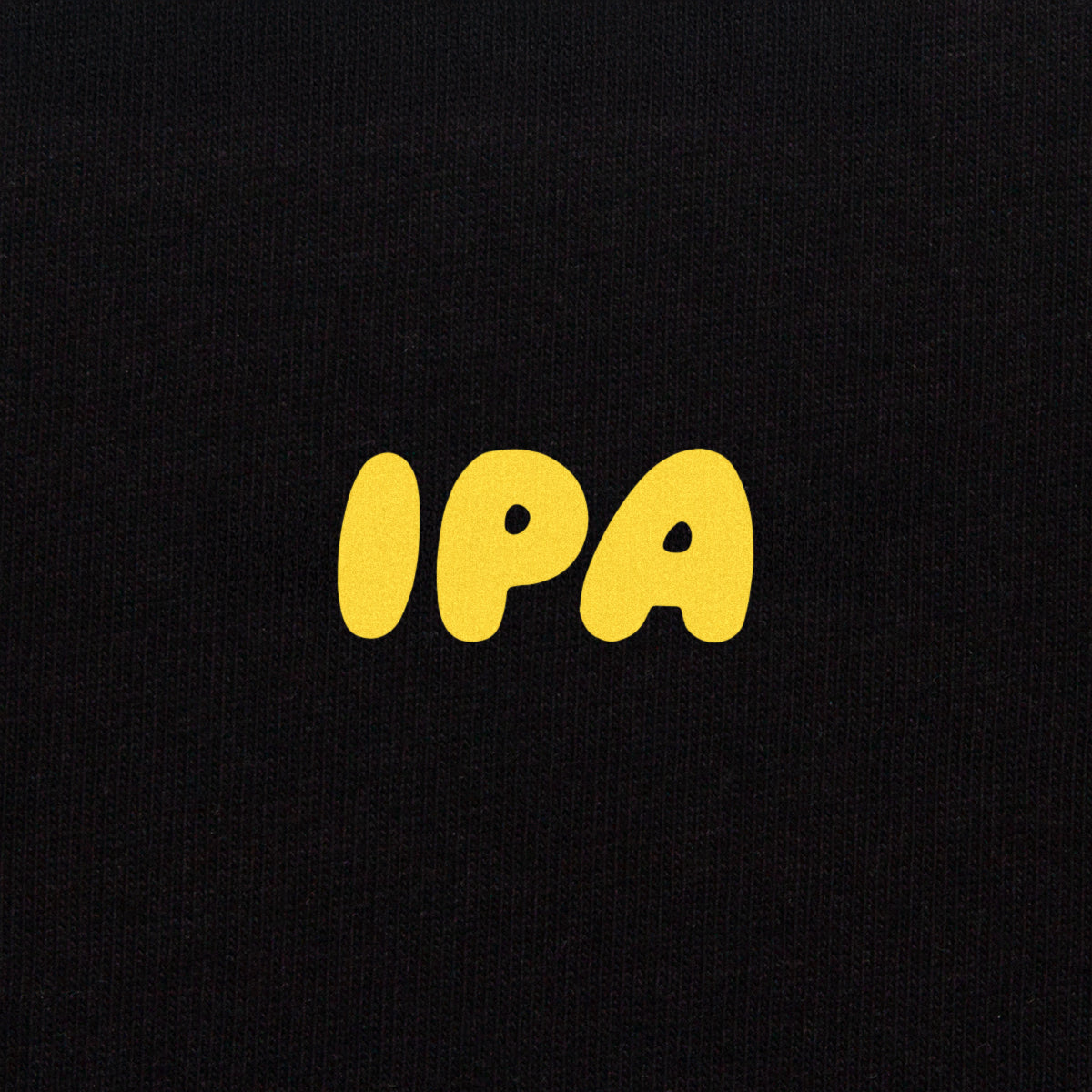 "IPA" Comic Logo Tee - Black