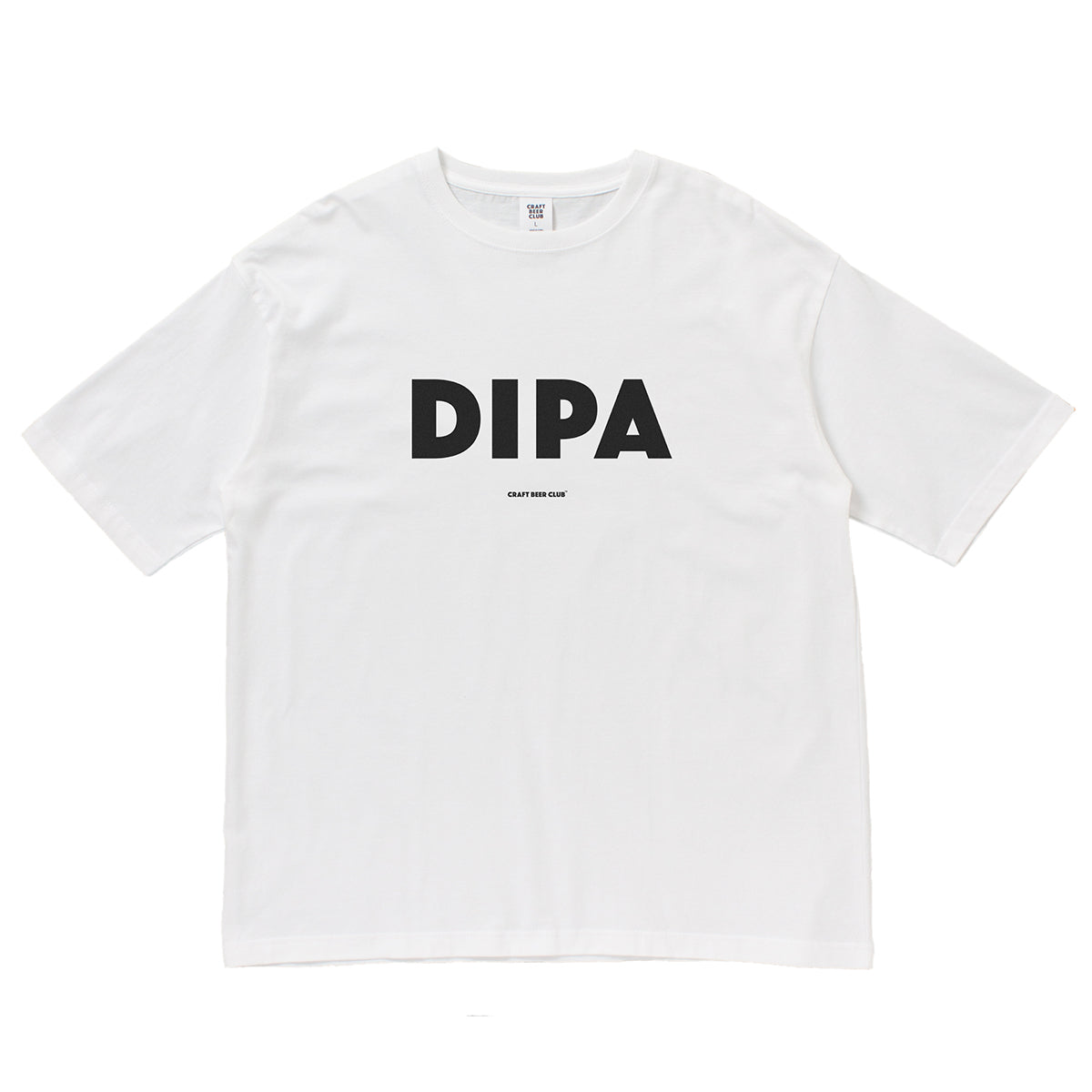 "DIPA" Basic Logo Tee - White