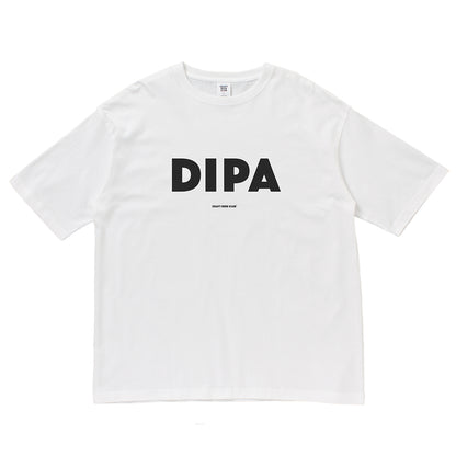"DIPA" Basic Logo Tee - White