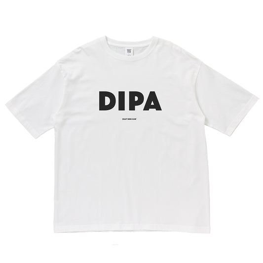 "DIPA" Basic Logo Tee - White