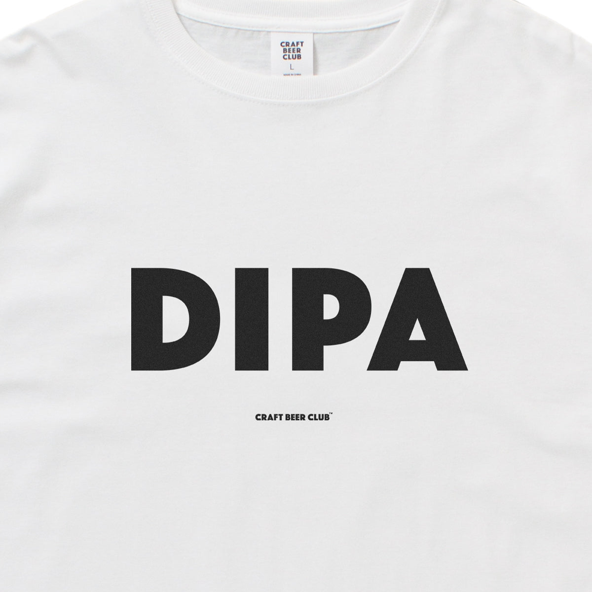 "DIPA" Basic Logo Tee - White