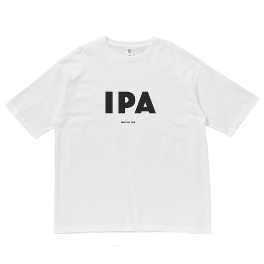 "IPA" Basic Logo Tee - White