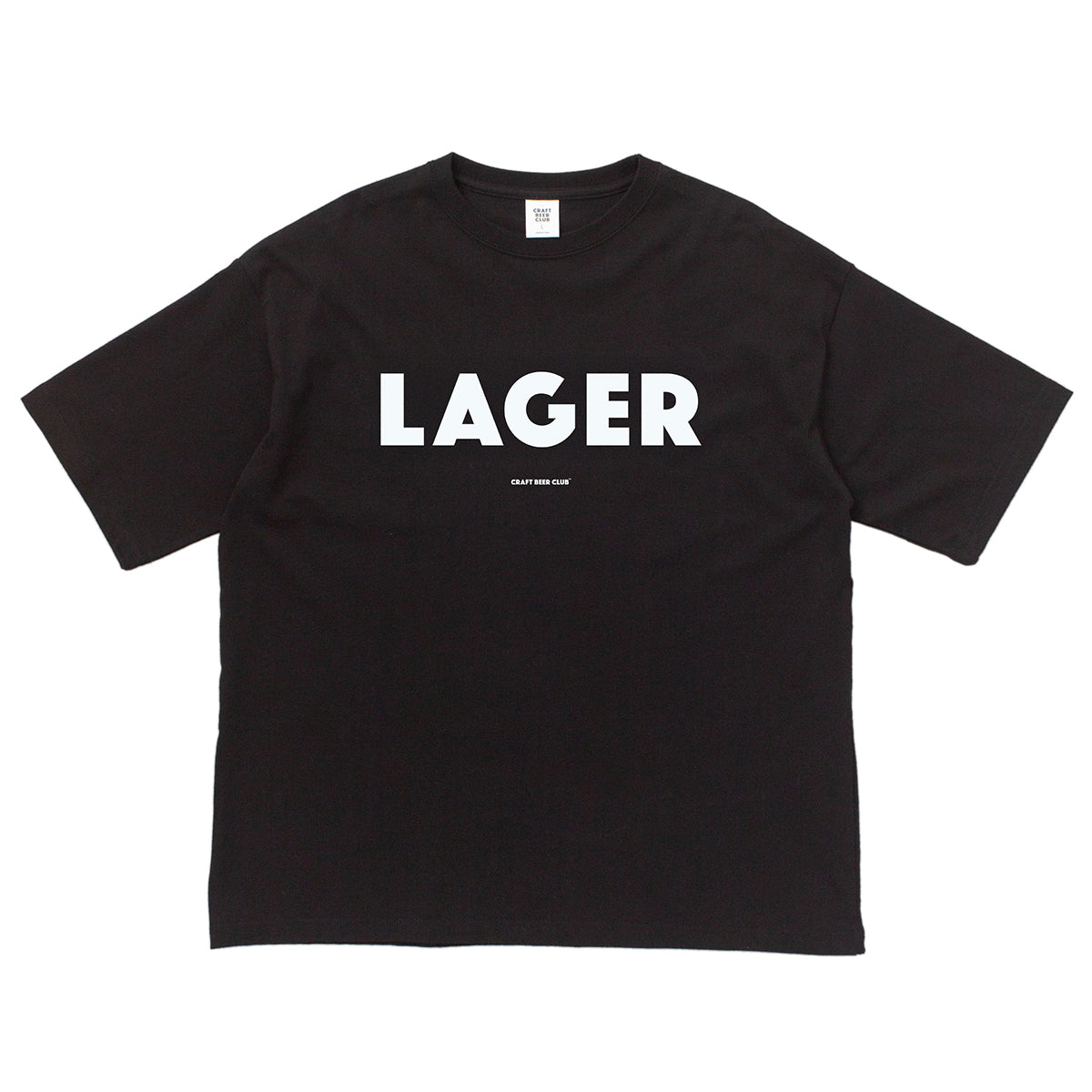 "LAGER" Basic Logo Tee - Black