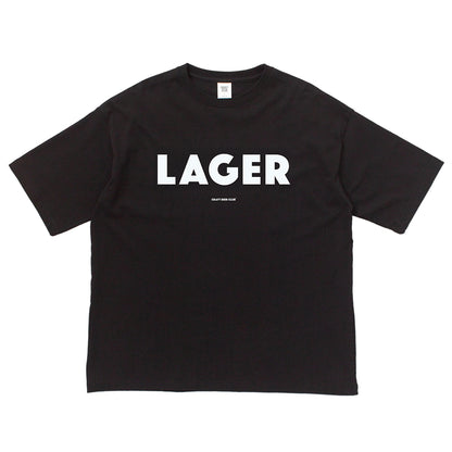 "LAGER" Basic Logo Tee - Black