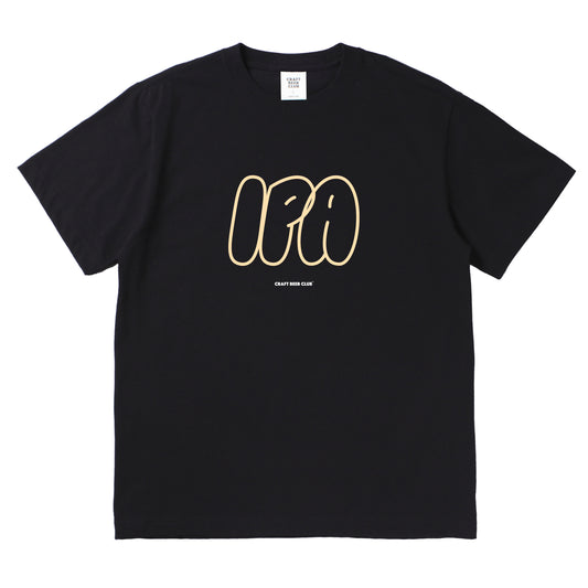 "IPA" Bubble Logo Tee - Black