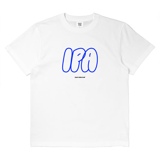 "IPA" Bubble Logo Tee - White