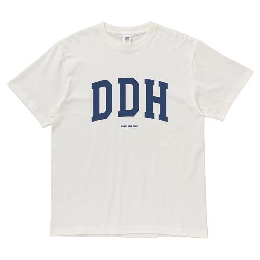 "DDH" College Logo Tee - Natural