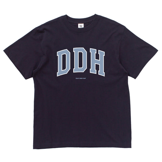 "DDH" College Logo Tee - Navy