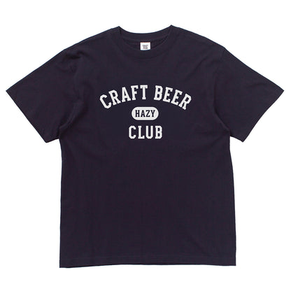 "HAZY" College Logo Tee - Navy