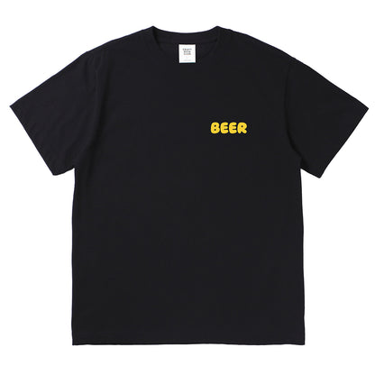 "BEER" Comic Logo Tee - Black