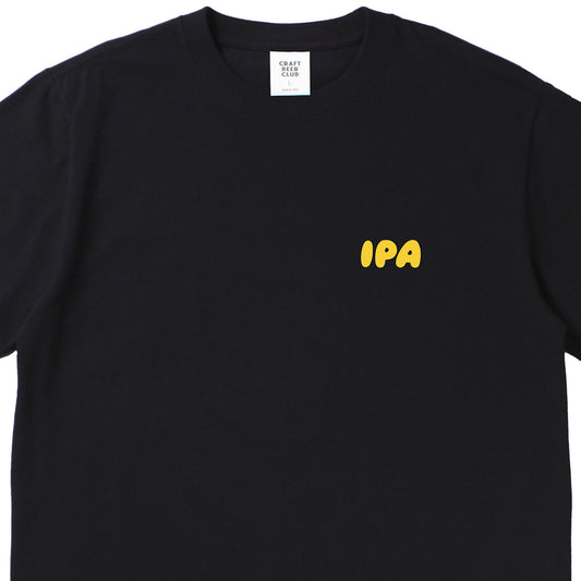 "IPA" Comic Logo Tee - Black